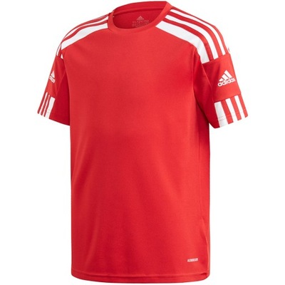 Koszulka adidas dziecięca sportowa czerwona r 140