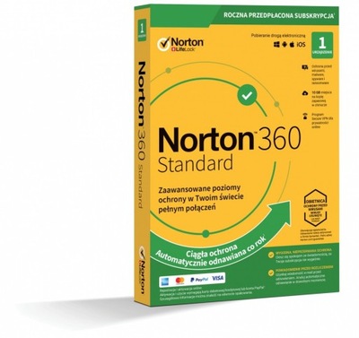 Norton Norton 360 Standard 10GB PL 1 rok 1 user