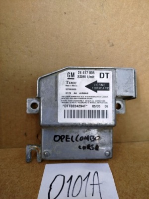 Модуль подушек воздушных opel combo 24417008 фото №1