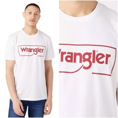 Męska koszulka t-shirt Wrangler FRAME LOGO TEE XL