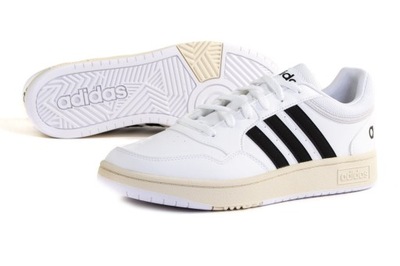 BUTY ADIDAS HOOPS 3.0 GY5434 BIAŁE R. 44 2/3