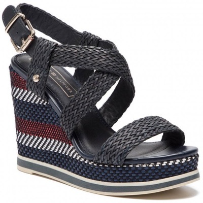 Espadryle TOMMY HILFIGER Raffia FW0FW03942 -40%