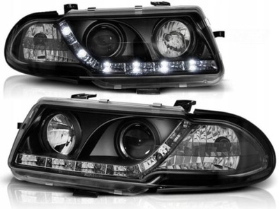 ФОНАРИ ПЕРЕД OPEL ASTRA F 94-97 LED (СВЕТОДИОД ) BLACK DIODOWE