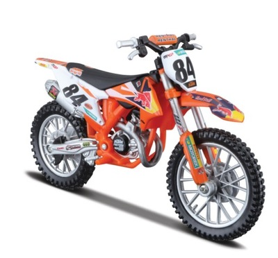 Motocykl Red Bull KTM KTM 450 SX-F Motor Kros 1:18 Bburago