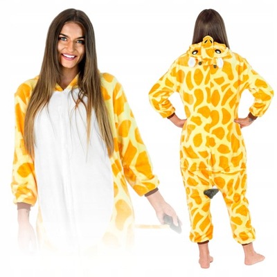 KIGURUMI ONESIE DRES PIŻAMA KOMBINEZON ŻYRAFA M