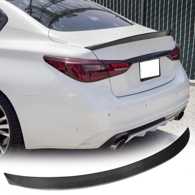 CARBÓN SPOILER BRIDA PARTE TRASERA PRIMER INFINITI Q50 Q50S 2014-2022  