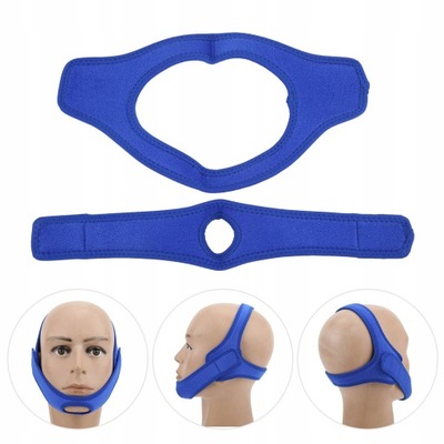 OPASKA NA GŁOWĘ PRZECIW CHRAPANIU PRZEPASKA ANTYCHRAPACZ NA BRODĘ PODBRÓDEK