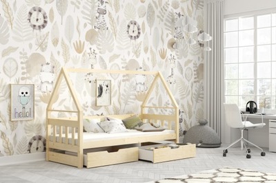 Łóżko pojedyncze DOMEK - MATERAC GRATIS !