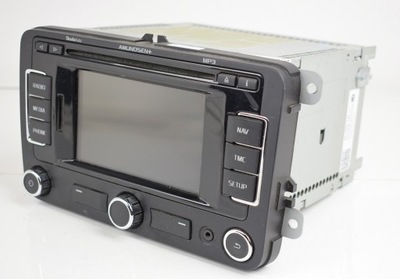 Радіо радіопрогравач nav skoda superb 3t0035192f rns315 фото №1