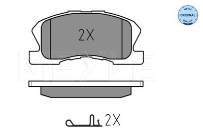 КОЛОДКИ ТОРМОЗНЫЕ DAIHATSU ПЕРЕД SIRION 98- Z ДАТЧИКОМ 0252349714/W