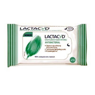 Lactacyd chusteczki do higieny intymnej 15szt
