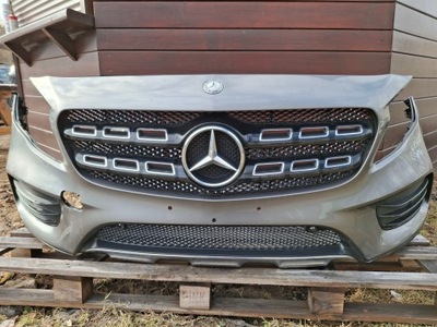 Бампер передній решітка радіатора mercedes gla w156 lift amg 6x pdc a1568859300 16 - фото №1