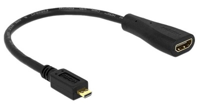 Adapter Kablowy micro HDMI wt - HDMI gn