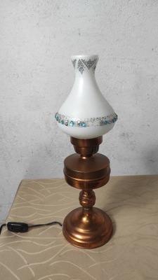 Lampa stołowa z kloszem Rzemieślnicza Spółdzielnia