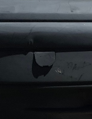 Заглушка фаркоп защита бампер punto ii 5d чёрный фото №1