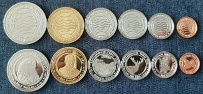 USA zestaw 6 monet Indianie RAPPAHANN 2021