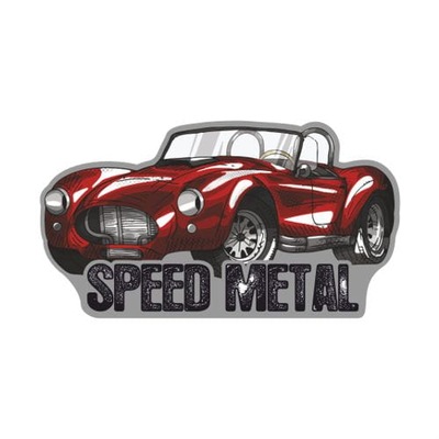 Speed Metal AC Cobra - naklejka