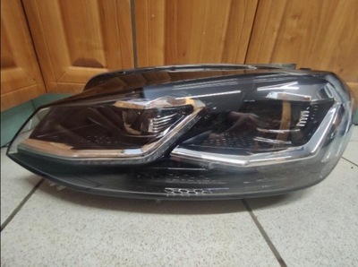 Лампа передняя перед vw golf vii lift full led фото №1