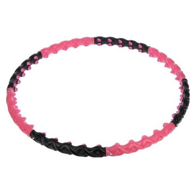 HHP024 PINK-BLACK HULA HOP 1,6KG 110CM HMS