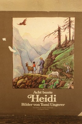 "Heidi", ilustracje, Tomi Ungerer, 1978 r.