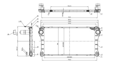 Интеркулер toyota avensis t25 07.06- 179400r020 фото №1