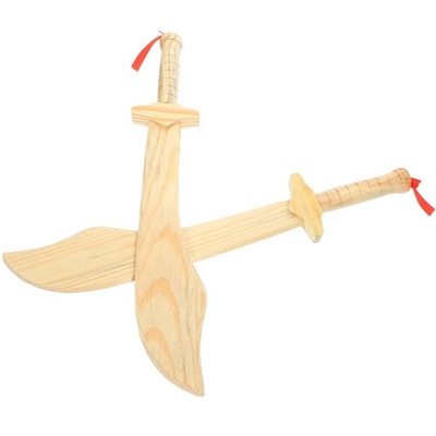 Drewniany Nóż Zabawka Dla Dzieci Miecze 2 Szt