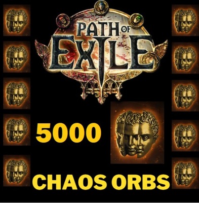 PATH OF EXILE POE STANDARD 5000 5K CHAOS ORB PC