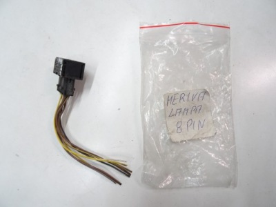 Opel mervia b 8 pin штекер колодка фара лампы перед фото №1