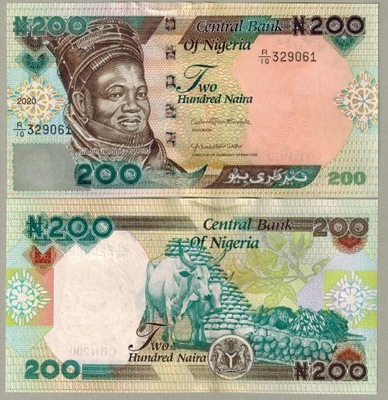 Nigeria 200 Naira 2020 P-29t UNC