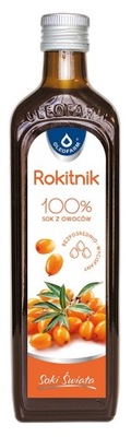 Oleofarm Rokitnik 100% sok z owoców 490 ml