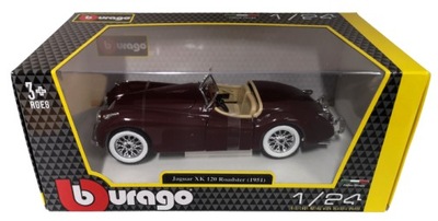 BBURAGO 1:24 Jaguar XK 120 1951 ROADSTER PIĘKNY