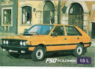 MOTORYZACJA PRL - Samochód FSO Polonez - ok1980