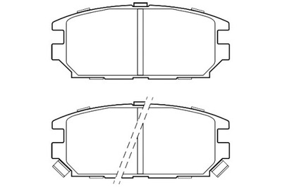 VALEO ZAPATAS DE FRENADO MITSUBISHI SPACE WAGON 98-01 PARTE TRASERA  