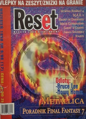 Reset 9/98 17 jest plakat
