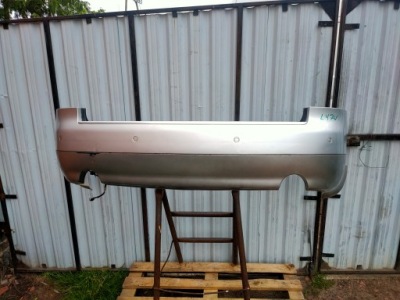 Бампер задняя audi a4 b6 kombi цвет ly7w 2 трубы фото №1