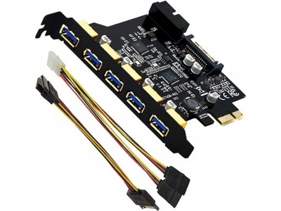 Adaptér OVLÁDAČ USB 3.0 PCI EXPRESS PCI-E KARTA