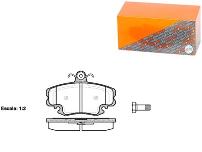 КОЛОДКИ ТОРМОЗНЫЕ ПЕРЕД DACIA LOGAN 04- -ABS DRIVE+