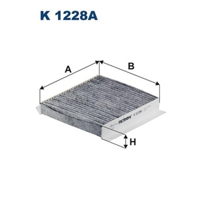 FILTR, VENTILACIÓN PRZESTRZENI PASAZERSKIEJ FILTRON K 1228A  