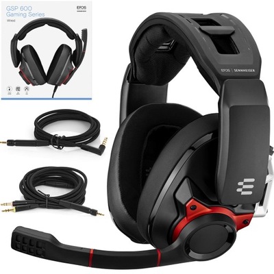 SŁUCHAWKI GAMINGOWE SENNHEISER EPOS GSP600 +GSA505 +GSA506 PS5 XBOX X/S PC