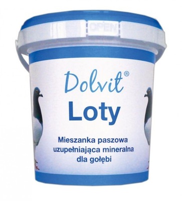 DOLVIT LOTY witaminy dla gołębi 1kg DOLFOS aminokwasy