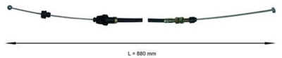 CABLE GAS BASTIDOR WIDLOWY TOYOTA 7 1DZ 5K 4Y 2Z  