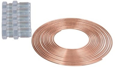 10x наконечник трубка + 10m шланг гальмівний 4,75 фото №1