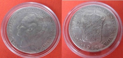 2 1/2 guldena 1943 rok