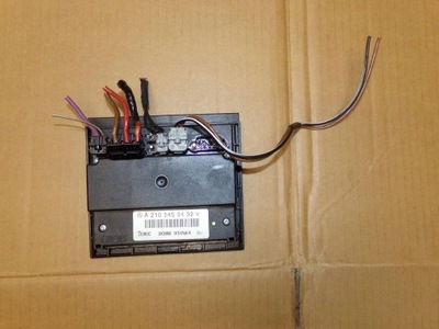 Модуль вентилятора 2105450432te mercedes w210 фото №1