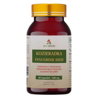 KOZIERADKA FENUGREEK SEED DLA DIABETYKÓW NA CUKIER