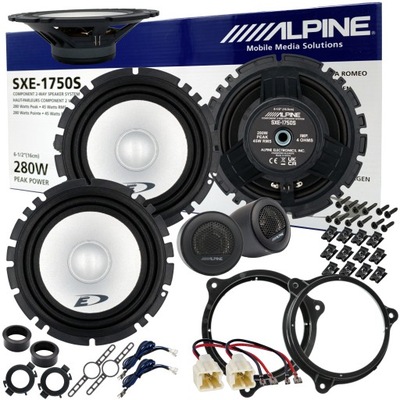 ALTAVOCES ALPINE DISTANCIAS PARA NISSAN JUKE MICRA QASHQAI RENAULT CAPTUR TRAFIC  