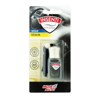 MOJE AUTO ZAPACH INSENTI WOOD BUTELECZKA 8ML BLACK BLISTER / MOJE AUTO  