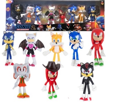 FIGURKI SONIC THE HEDGEHOG ZESTAW FIGUREK 8 SZT