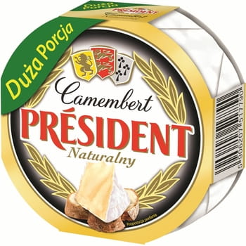 Ser camembert President naturalny Lactalis 170g