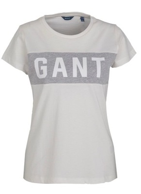 T-shirt damski Gant White rozm. L